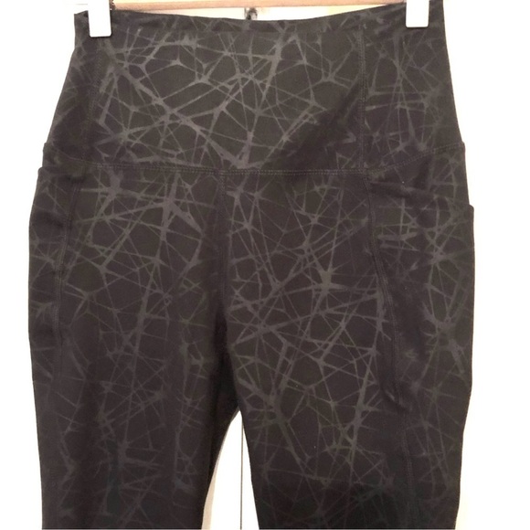 New-spyder Active Performance High Rise Legging SidePockets, Spyder Web Print LG - Picture 10 of 16